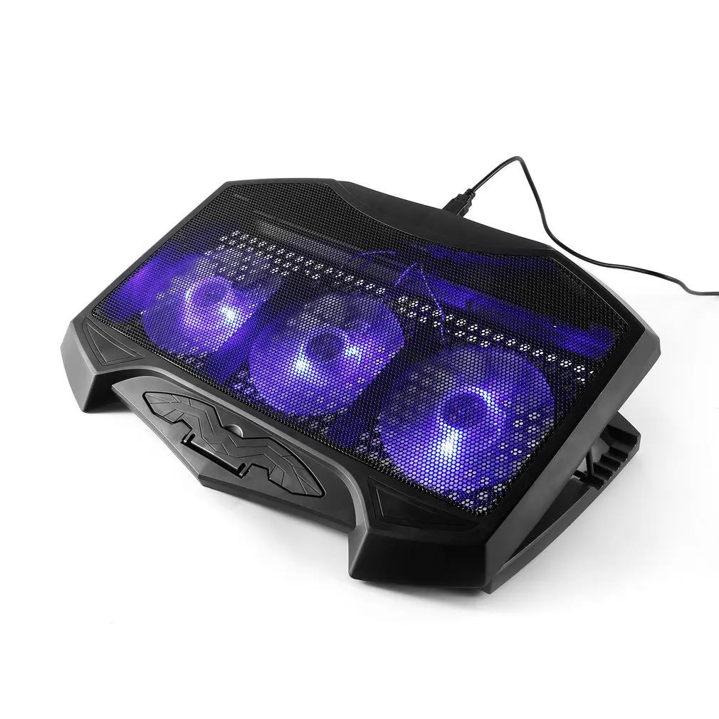 H1 Black Mute 3 Modes 3 Big Fans 2 USB Laptop Cooling Pad Base Notebook Cooler Computer Fan Stand For Laptop Up To 15.6"
H1 Black Mute 3 Modes 3 Big Fans 2 USB Laptop Cooling Pad Base Notebook Cooler Computer Fan Stand For Laptop Up To 15.6"