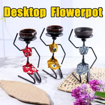 Home Decoration Simple Abstract Iron Mini Meaty Flowerpot African Woman Vase Flower Pot Racks Desktop Ornaments With Ceramic Pot
Home Decoration Simple Abstract Iron Mini Meaty Flowerpot African Woman Vase Flower Pot Racks Desktop Ornaments With Ceramic Pot
