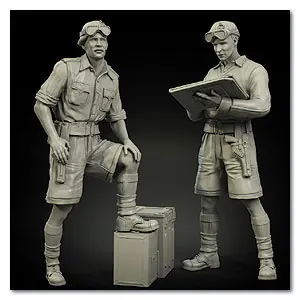 1/35 Scale WWII Allied Forces Inspected Battlefield Two Soldiers Miniatures Unpainted Assembling Static Figure Resin Model Kits
1/35 Scale WWII Allied Forces Inspected Battlefield Two Soldiers Miniatures Unpainted Assembling Static Figure Resin Model Kits