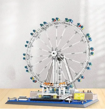 Ideas Creator Expert 1528Pcs Street View London Eye Ferris Wheel Model Building Blocks Bricks Modular Christmas Amusement Park
Ideas Creator Expert 1528Pcs Street View London Eye Ferris Wheel Model Building Blocks Bricks Modular Christmas Amusement Park
