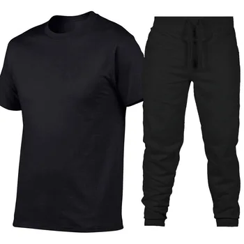 Summer Men Short Sleeve Solid Color Loose Two Piece Set Tshirt And Pants Fashion Simple Style Casual Men Tracksuit Mens Clothing
Summer Men Short Sleeve Solid Color Loose Two Piece Set Tshirt And Pants Fashion Simple Style Casual Men Tracksuit Mens Clothing