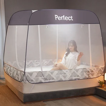 Yurt mosquito net free installation square top folding pattern net fully enclosed zipper mosquito net
Yurt mosquito net free installation square top folding pattern net fully enclosed zipper mosquito net