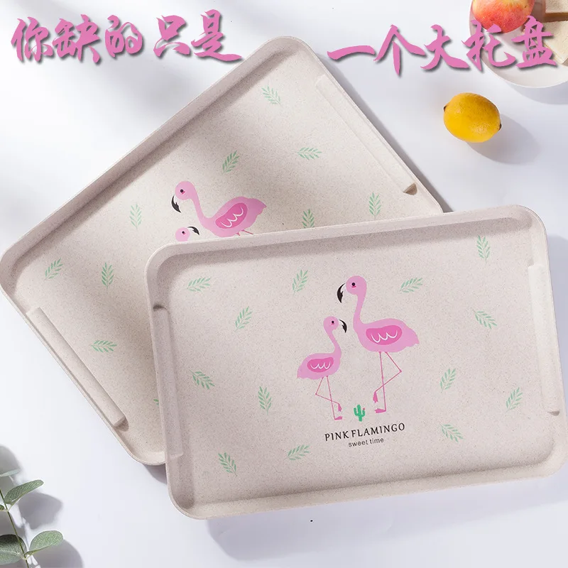 Wheat Straw Extra-large No. Anti-Caking Tray Northern European-Style Household Tea Set Cartoon Plastic Plate Dish Plate Fruit Pl
Wheat Straw Extra-large No. Anti-Caking Tray Northern European-Style Household Tea Set Cartoon Plastic Plate Dish Plate Fruit Pl