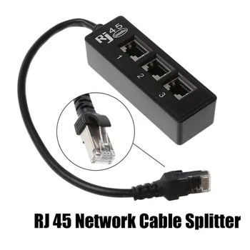 1pc RJ45 1 To 3 Socket Ethernet Network LAN Cable Splitter Extend Adapter Connector
1pc RJ45 1 To 3 Socket Ethernet Network LAN Cable Splitter Extend Adapter Connector