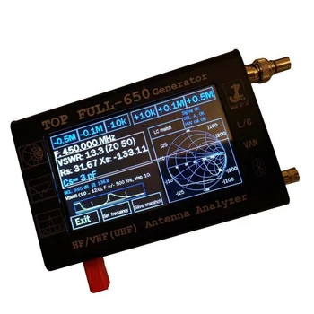 4.3 Inch Contact Screen HF/VHF/UHF LCD 0.1-1300MHz 1.3GHz ANT SWR Vector Antenna Analyzer Meter
4.3 Inch Contact Screen HF/VHF/UHF LCD 0.1-1300MHz 1.3GHz ANT SWR Vector Antenna Analyzer Meter
