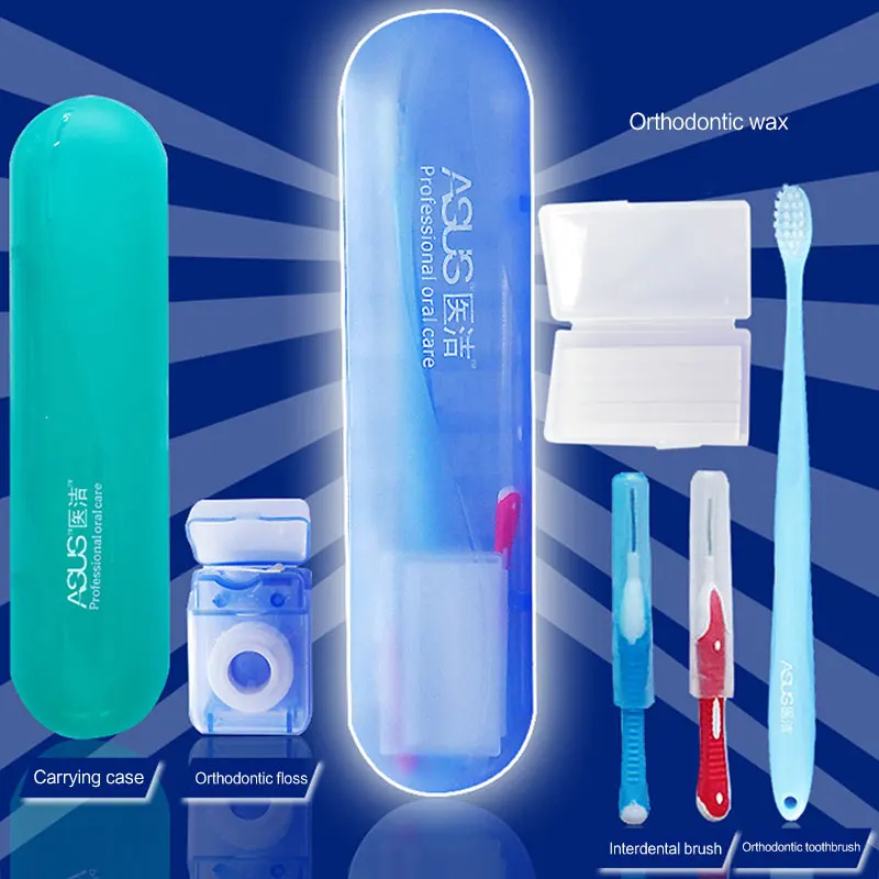 5pcs Portable Oral Cleaning Tool Set Pro Orthodontic Care Kit Effective Interdental Brush
5pcs Portable Oral Cleaning Tool Set Pro Orthodontic Care Kit Effective Interdental Brush