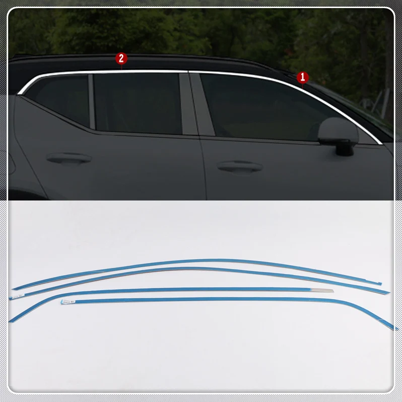 For Volvo XC40 2018 2019 2020 Car Styling Upper/Bottom Window Sill Trim Decorative Cover 4pcs Stainless Steel Auto Accessories
For Volvo XC40 2018 2019 2020 Car Styling Upper/Bottom Window Sill Trim Decorative Cover 4pcs Stainless Steel Auto Accessories