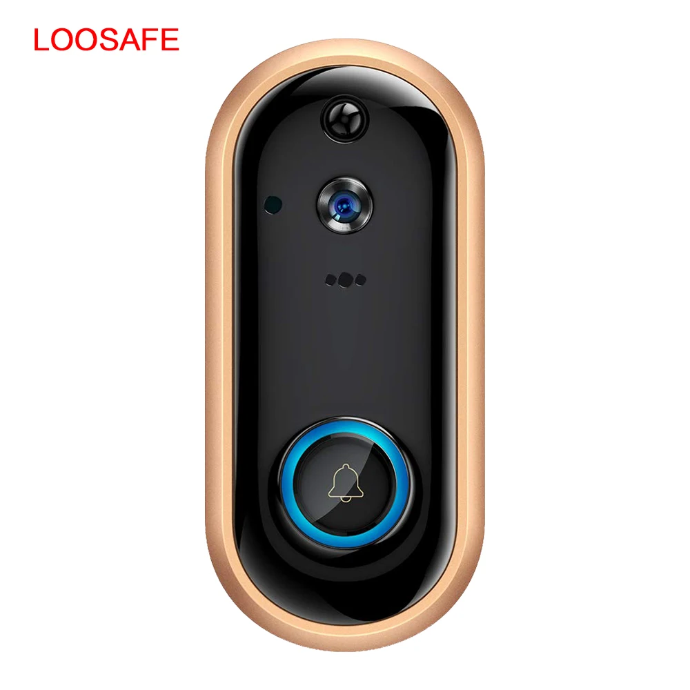 LOOSAFE 1080PWIFI doorbell smart video doorbell wide angle lens super long standby wireless intercom FIR alarm infrared night
LOOSAFE 1080PWIFI doorbell smart video doorbell wide angle lens super long standby wireless intercom FIR alarm infrared night