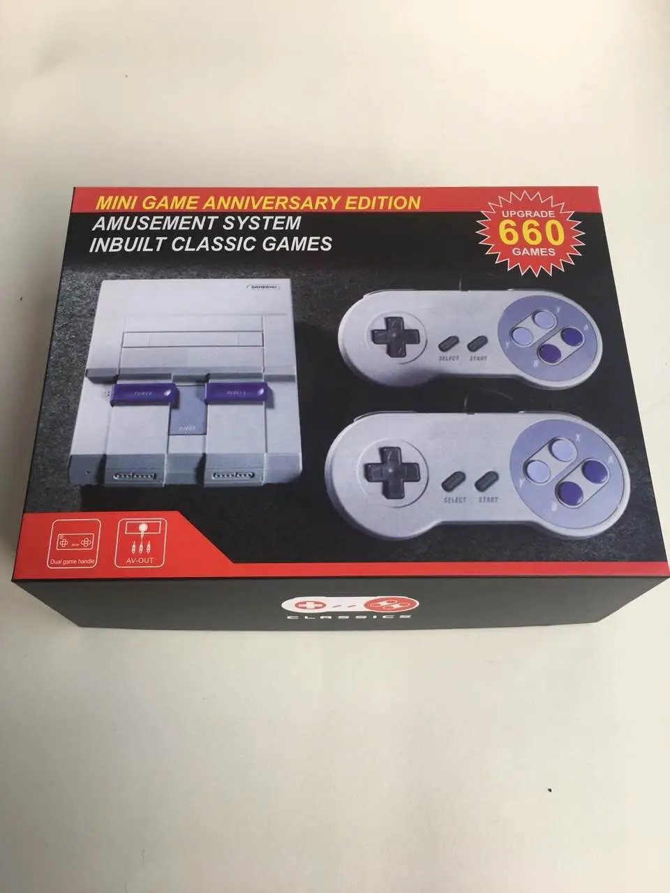 NES Super Classic Super nes sfc 660-American Style European Version of the 16-Bit Video Game Console Game
NES Super Classic Super nes sfc 660-American Style European Version of the 16-Bit Video Game Console Game