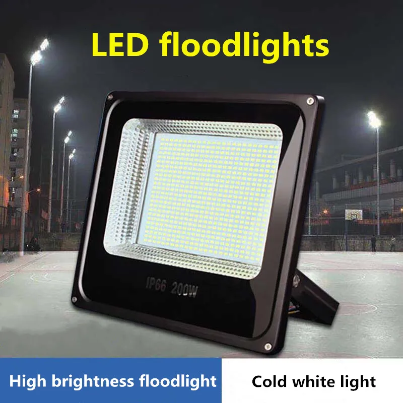 

30W 50W 100W 150W 200W 300W 400W 500W LED Flood Light AC 220V LED Floodlight IP66 Waterproof Outdoor Spotlight for Garden