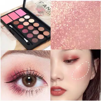 Shimmer Matte Eyeshadow Palette Professional Women Eye Shadow Cosmetic Powder With 3 Color Blush Eyeshadow Makeup Palette
Shimmer Matte Eyeshadow Palette Professional Women Eye Shadow Cosmetic Powder With 3 Color Blush Eyeshadow Makeup Palette