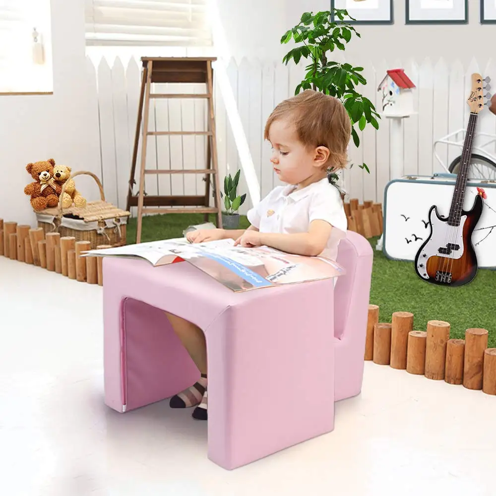 Multifunctional 2in1 Kids Sofa, PVC Toddler Armchair Sofa with Compact Design, Padded Sofa Chair Table Set for Girls & Boys
Multifunctional 2in1 Kids Sofa, PVC Toddler Armchair Sofa with Compact Design, Padded Sofa Chair Table Set for Girls & Boys