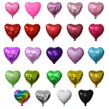 50pcs/lot 18inch Helium Foil Mylar Heart Balloon Valentine's Days Aluminium Foil Globos Wedding Birthday Party Decoration Ballon
50pcs/lot 18inch Helium Foil Mylar Heart Balloon Valentine's Days Aluminium Foil Globos Wedding Birthday Party Decoration Ballon