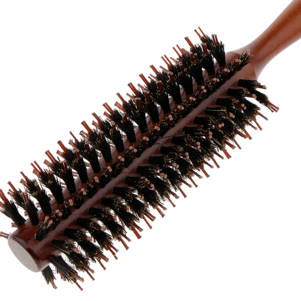 Twill/Straight Teeth Curly Hair Brush Comb Round Anti-static Wooden Bristles Twill/Straight Teeth Curly Hair Brush Comb Round Anti-static Wooden Bristles