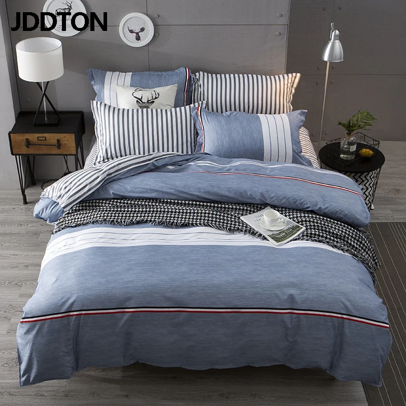 JDDTON Simple Style Bedding Set Cartoon Pattern AB Side Fashion Duvet Cover Pillowcase Set Family Bed Linens High Quality BE010
JDDTON Simple Style Bedding Set Cartoon Pattern AB Side Fashion Duvet Cover Pillowcase Set Family Bed Linens High Quality BE010