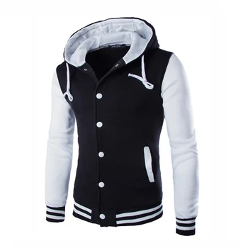 SWAGWHAT Men‘s Hoodies Hooded Striped Patchwork Baseball Jacket Sweatshirts College Varsity Coats Thin Hoodie Men Clothes
SWAGWHAT Men‘s Hoodies Hooded Striped Patchwork Baseball Jacket Sweatshirts College Varsity Coats Thin Hoodie Men Clothes