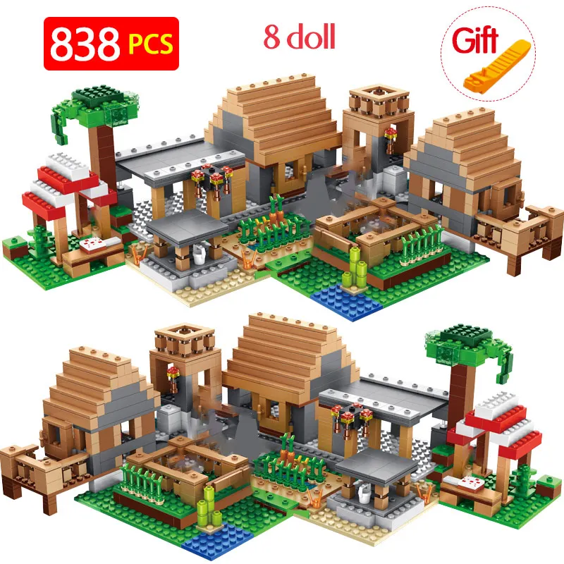 838 PCS Ghost Village Blocks Compatible My World Building Blocks Castle Village Series Toys Gifts For Children kids gifts
838 PCS Ghost Village Blocks Compatible My World Building Blocks Castle Village Series Toys Gifts For Children kids gifts