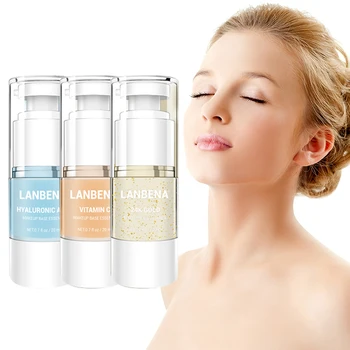 1pc Waterproof Face Primer Makeup Base Essence Serum Hyaluronic Acid VC 24K Gold Moisturizing Pore Concealer Pores Shrink Brigh
1pc Waterproof Face Primer Makeup Base Essence Serum Hyaluronic Acid VC 24K Gold Moisturizing Pore Concealer Pores Shrink Brigh