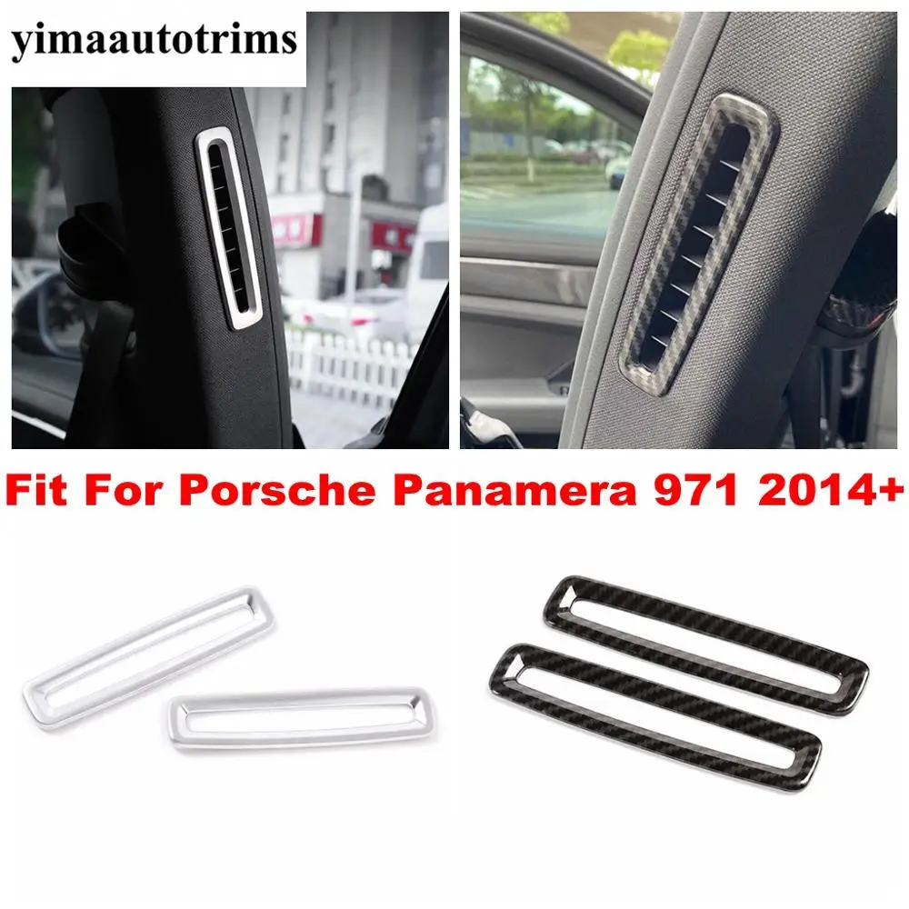 B Pillar Air conditioning AC Outlet Sequins Frame Cover Trim For Porsche Panamera 971 2014 - 2020 Carbon Fiber / Matte Interior
B Pillar Air conditioning AC Outlet Sequins Frame Cover Trim For Porsche Panamera 971 2014 - 2020 Carbon Fiber / Matte Interior