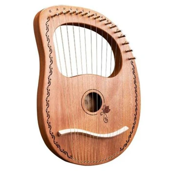 Lyre Harp 16 Strings Harp Portable Small Harp with Durable Steel Strings Wood String Musical Instrument,Wood color
Lyre Harp 16 Strings Harp Portable Small Harp with Durable Steel Strings Wood String Musical Instrument,Wood color