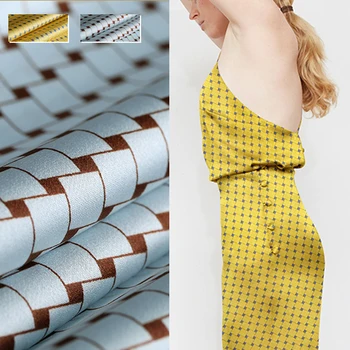 150CM Wide 220G/M Weight Geometry Print Yellow Blue Polyester Satin Fabric for Summer Spring Dress Jacket E1055
150CM Wide 220G/M Weight Geometry Print Yellow Blue Polyester Satin Fabric for Summer Spring Dress Jacket E1055