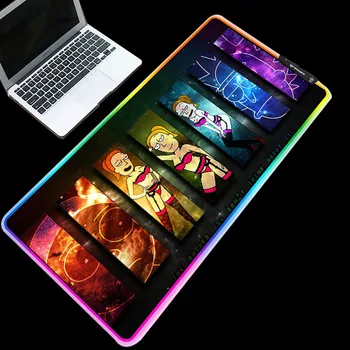 Yuzuoan RGB animated Rick and Morty mouse pads, exquisite keyboard pads with LED lighting effects can be customized
Yuzuoan RGB animated Rick and Morty mouse pads, exquisite keyboard pads with LED lighting effects can be customized