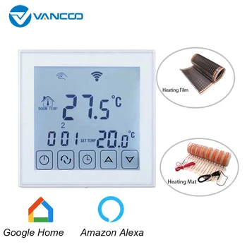 Vancoo Smart Wifi Remote Control 16A Electric Underfloor Heating Thermostat Works For Google And Alexa
Vancoo Smart Wifi Remote Control 16A Electric Underfloor Heating Thermostat Works For Google And Alexa