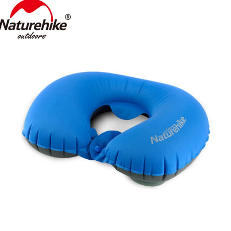 Портативная Складная U-образная надувная подушка NatureHike для путешествий офиса