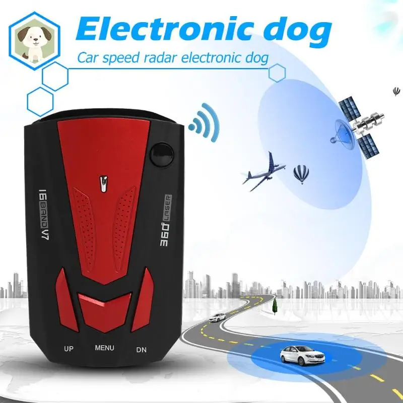 Car Radar Detector English Russian Auto 360 Degrees Vehicle V7 Speed Alert Alarm Security Warning LED Display
Car Radar Detector English Russian Auto 360 Degrees Vehicle V7 Speed Alert Alarm Security Warning LED Display