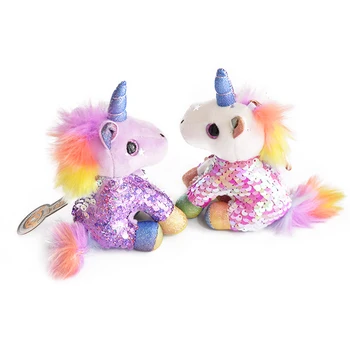2020 New 10cm Sequins Unicorn Plush Keychain Shining Soft Plush Toys Kawaii Small Unicorn Pendant for Bag Kids Gifts
2020 New 10cm Sequins Unicorn Plush Keychain Shining Soft Plush Toys Kawaii Small Unicorn Pendant for Bag Kids Gifts