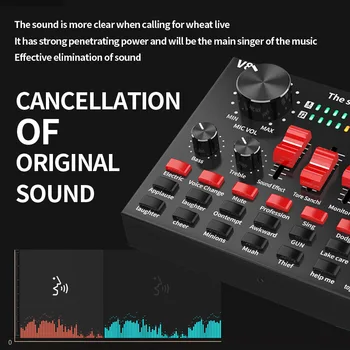 V8S Mobile Phone Microphone Live Usb External Sound Card For Mobile Computer Audio Interface Sound Card With Bluetooth
V8S Mobile Phone Microphone Live Usb External Sound Card For Mobile Computer Audio Interface Sound Card With Bluetooth