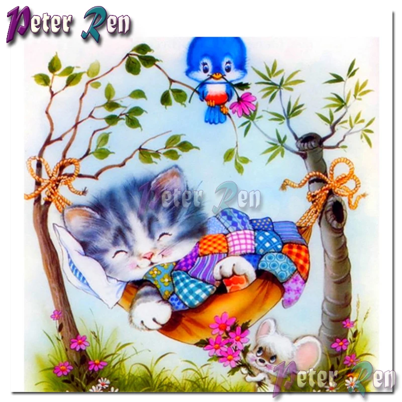 5D Cartoon animal lazy cat bird rabbit Painting DIY Square or Round Mosaic Cross Stitch Rhinestone Children's room decoration
5D Cartoon animal lazy cat bird rabbit Painting DIY Square or Round Mosaic Cross Stitch Rhinestone Children's room decoration