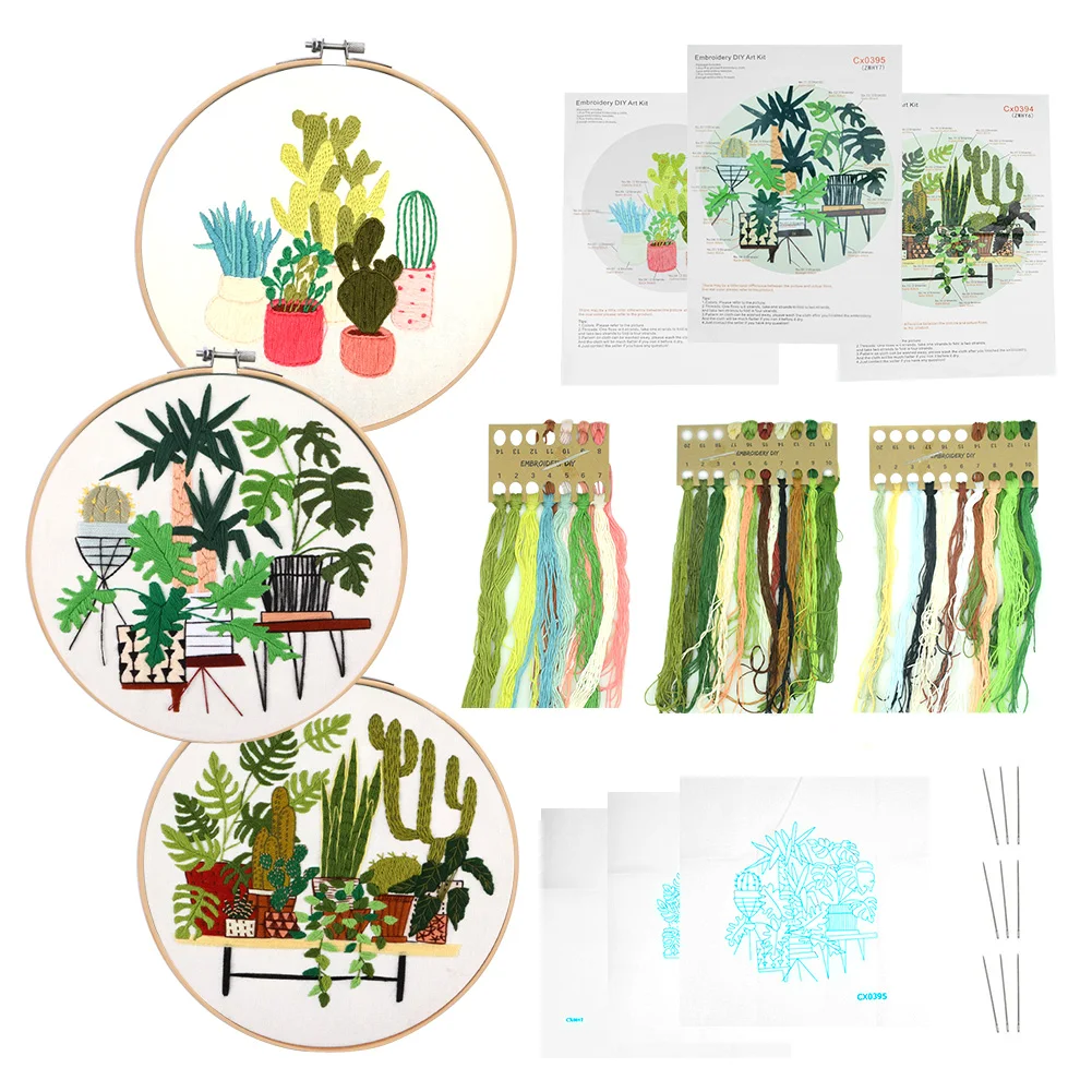 Botanical garden Handwork Plants Pattern Embroidery DIY Starter Kit Ribbon Painting Threads Tools Home Decoration Cross Stitch
Botanical garden Handwork Plants Pattern Embroidery DIY Starter Kit Ribbon Painting Threads Tools Home Decoration Cross Stitch