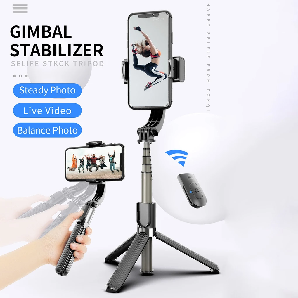Smartphone Selfie Stick Tripod Stabilizer with Bluetooth Remote for Ios for Android Phones Bluetooth Selfie Tripod Stand
Smartphone Selfie Stick Tripod Stabilizer with Bluetooth Remote for Ios for Android Phones Bluetooth Selfie Tripod Stand
