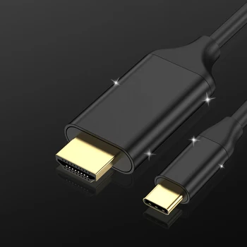 1.8m Type-C To HDMI Cable For Set-top Box 4K 60Hz Usb-C To HDMI Line For MacBook HuaWei HD Video Cable
1.8m Type-C To HDMI Cable For Set-top Box 4K 60Hz Usb-C To HDMI Line For MacBook HuaWei HD Video Cable