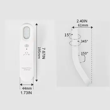 USB Rechargeable Sensor Night Light Human Body Infrared LED Lamp for Bedroom
USB Rechargeable Sensor Night Light Human Body Infrared LED Lamp for Bedroom