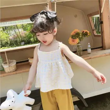 2020 Wholesale Baby Girls 2pcs Set Plaid Blouse+Pants Cotton Summer Kids Girls Suits 1-6 Years 
2020 Wholesale Baby Girls 2pcs Set Plaid Blouse+Pants Cotton Summer Kids Girls Suits 1-6 Years