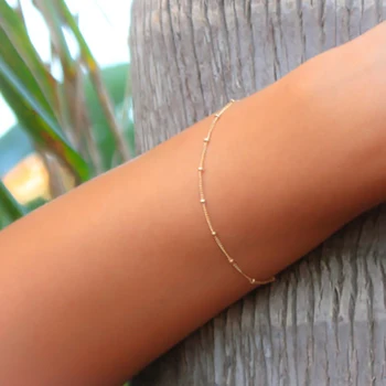 Simple Chain Bracelet Satellite Chain brass circle charm gold color silver color plated extended chain for Women Hand Gift
Simple Chain Bracelet Satellite Chain brass circle charm gold color silver color plated extended chain for Women Hand Gift