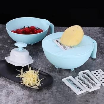 Multi-functional Vegetable Cutter Drain Basin Veggie Chopper Potato Onion Shredders Slicers Kitchen Gadget lazy Household Helper
Multi-functional Vegetable Cutter Drain Basin Veggie Chopper Potato Onion Shredders Slicers Kitchen Gadget lazy Household Helper