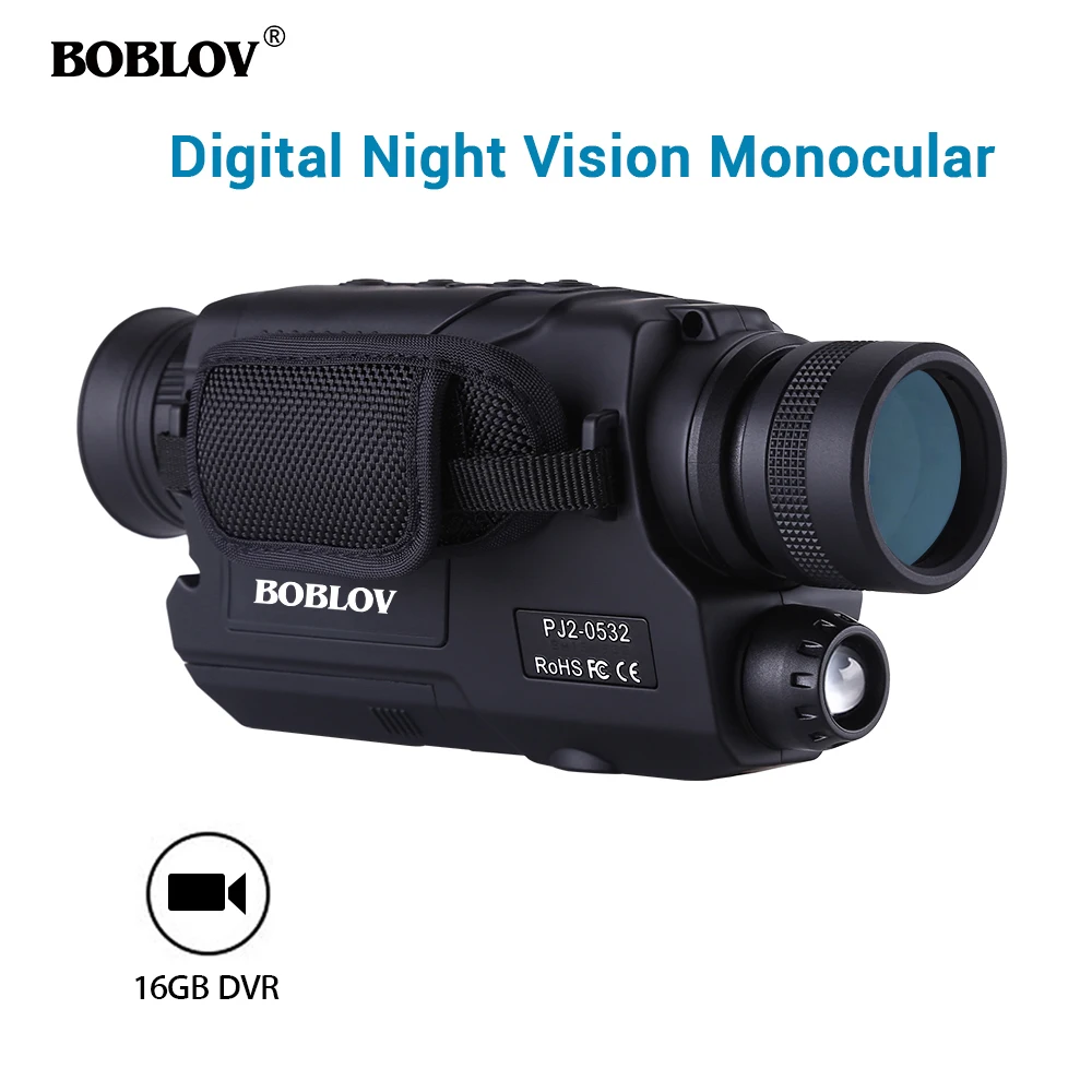 Hunting Digital Night Vision DVR Recorder Devices Monocular Binoculars 5x32 Optics Infrared Night Vision Monocular with 16GB DVR
Hunting Digital Night Vision DVR Recorder Devices Monocular Binoculars 5x32 Optics Infrared Night Vision Monocular with 16GB DVR