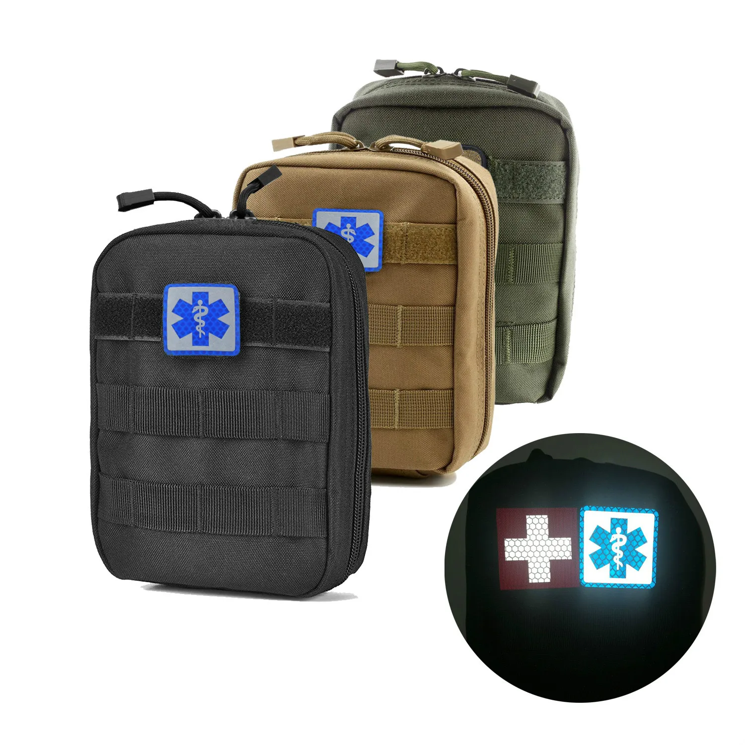 Life Star Glowing First Aid Kit Bag Molle Pouch Medical EMT Cover Emergency Case Tactical Package for Outdoor Travel Hunting
Life Star Glowing First Aid Kit Bag Molle Pouch Medical EMT Cover Emergency Case Tactical Package for Outdoor Travel Hunting