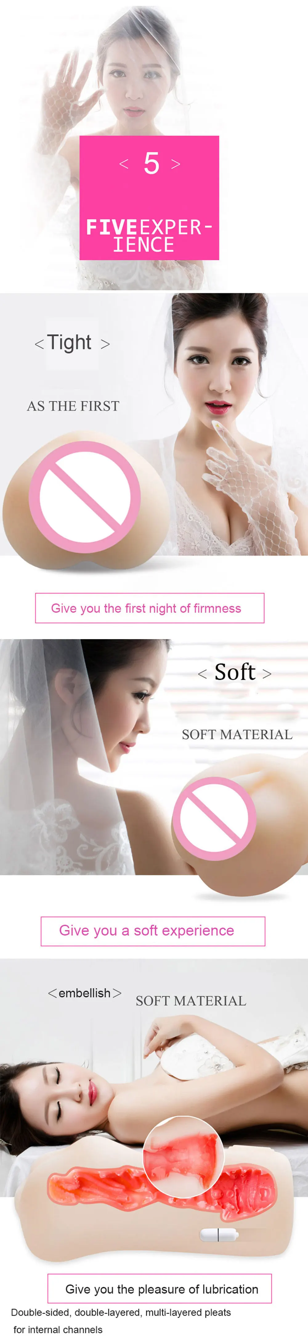 4D Channel Realistic Vagina Male Masturbator Silicone Virgin Sucking Aircraft Cup Pussy Pocket Erotic Adult Sex Toys For Men (4)