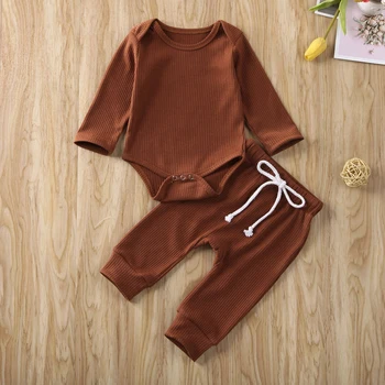 Pudcoco Newborn Baby Boy Girl Clothes Solid Color Long Sleeve Romper Tops Long Pants 2Pcs Outfits Knitted Cotton Clothes Set
Pudcoco Newborn Baby Boy Girl Clothes Solid Color Long Sleeve Romper Tops Long Pants 2Pcs Outfits Knitted Cotton Clothes Set
