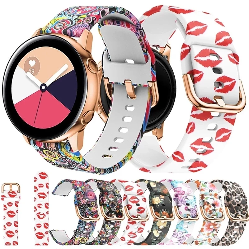 20mm Printed Silicone Strap for Samsung Galaxy Watch 42mm/Active 2 40mm 44mm Smart Watch Band for Garmin Venu 2 Plus/Venu SQ
20mm Printed Silicone Strap for Samsung Galaxy Watch 42mm/Active 2 40mm 44mm Smart Watch Band for Garmin Venu 2 Plus/Venu SQ