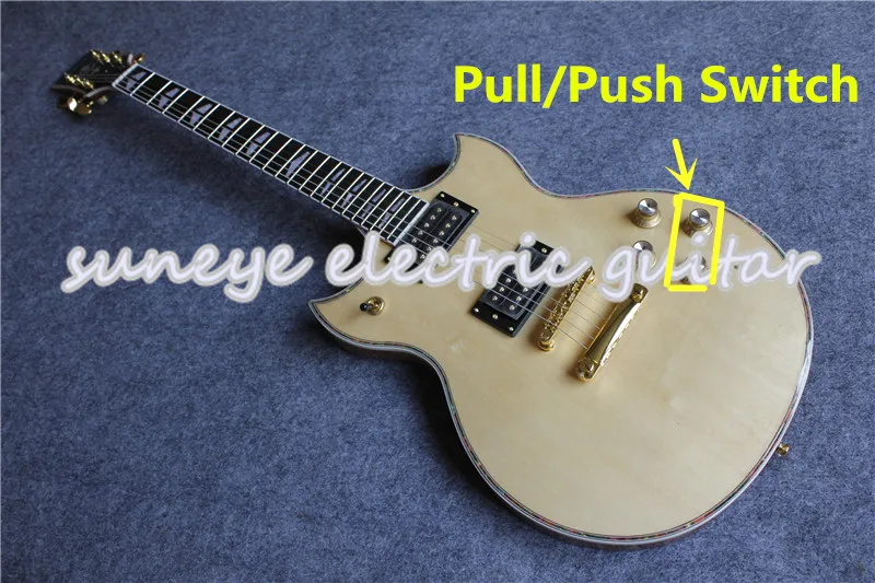Suneye YMH Style SG Electric Guitar Natural Wood Guitarra Electrica Pull Push Switch Custom Guitar Kit Available
Suneye YMH Style SG Electric Guitar Natural Wood Guitarra Electrica Pull Push Switch Custom Guitar Kit Available