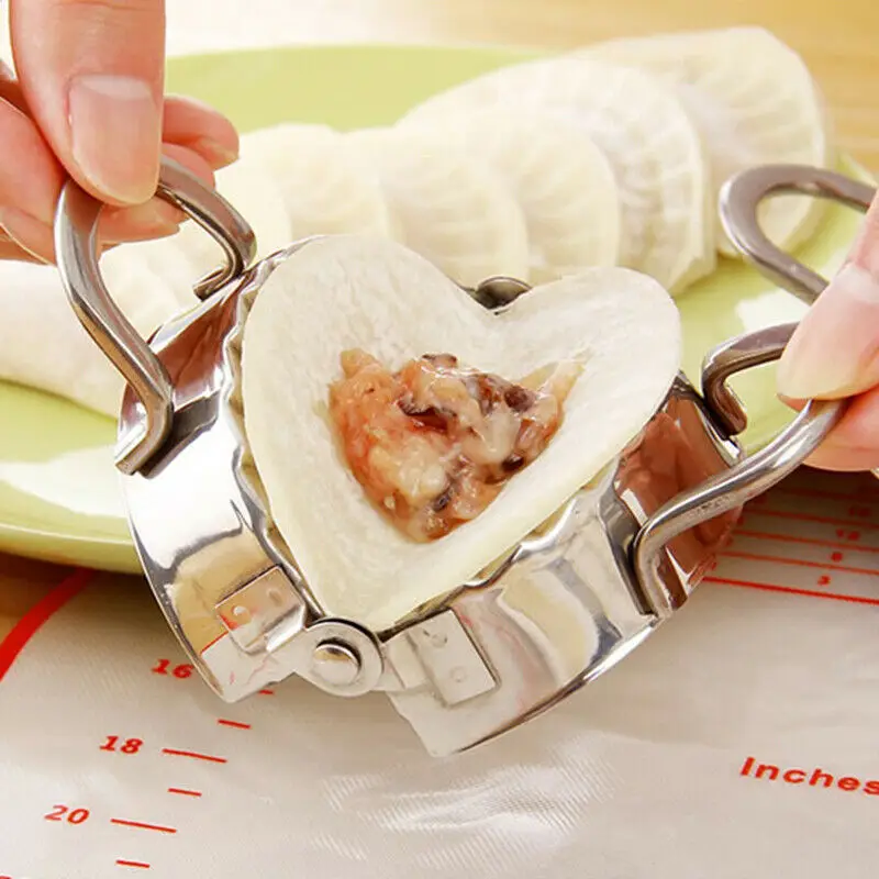 Jiaozi кухонные инструменты для приготовления теста из нержавеющей стали обертка