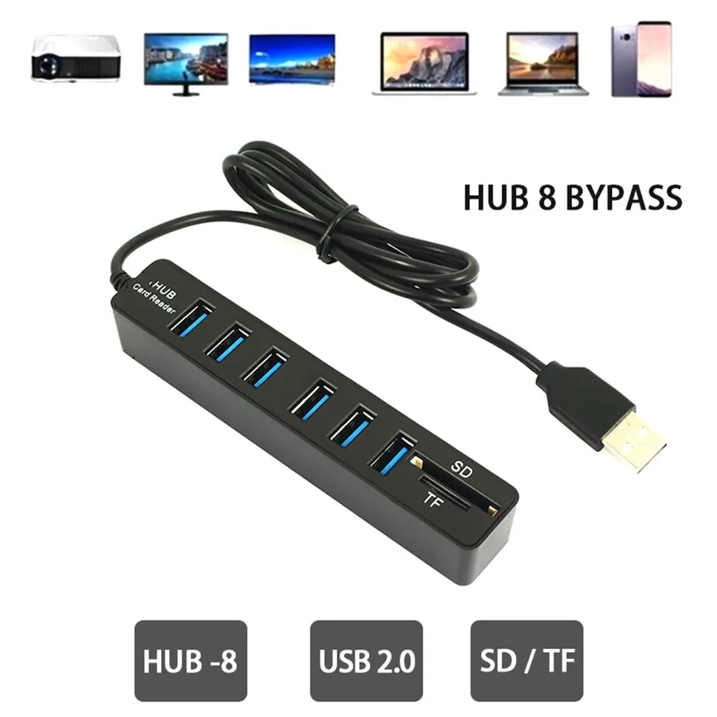 Mini USB Hub 3.0 Multi USB 3.0 Hub USB Splitter 3 Port Hub With TF SD Card Reader 6 Port 2.0 Hab Adapter For PC Accessories New
Mini USB Hub 3.0 Multi USB 3.0 Hub USB Splitter 3 Port Hub With TF SD Card Reader 6 Port 2.0 Hab Adapter For PC Accessories New
