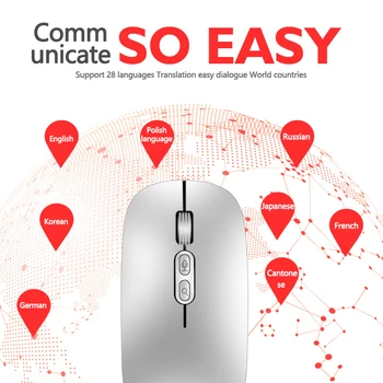 AI Intelligence Voice Translation Mouse To Text Multi-Language Translation Ultra-Thin Wireless Charging Mouse Wireless Mouse
AI Intelligence Voice Translation Mouse To Text Multi-Language Translation Ultra-Thin Wireless Charging Mouse Wireless Mouse