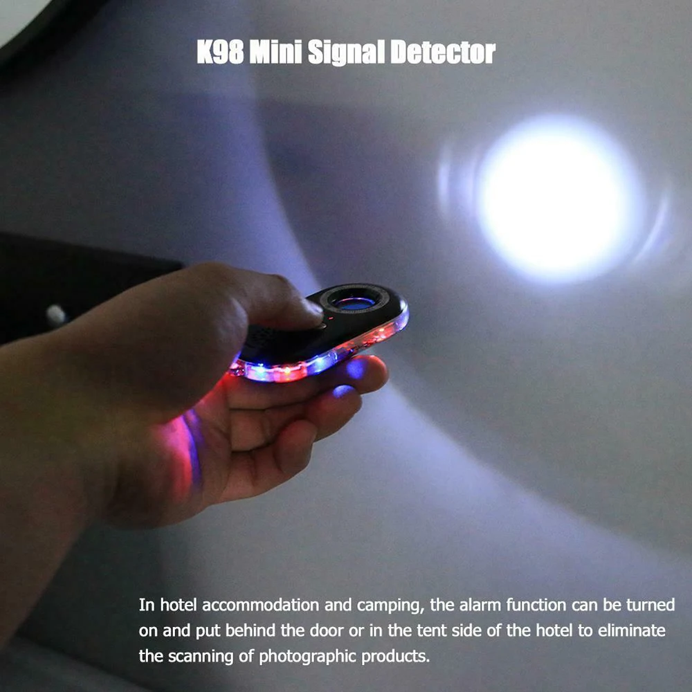 K98 Mini Signal Detector Anti Candid Camera Debug GPS Locator Finder Privacy Protector Chip Detector
K98 Mini Signal Detector Anti Candid Camera Debug GPS Locator Finder Privacy Protector Chip Detector
