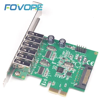 USB PCI express Adatper PCI express to 6 Port USB Adapter expansion Card USB2.0 PCIe PCI e Converter
USB PCI express Adatper PCI express to 6 Port USB Adapter expansion Card USB2.0 PCIe PCI e Converter
